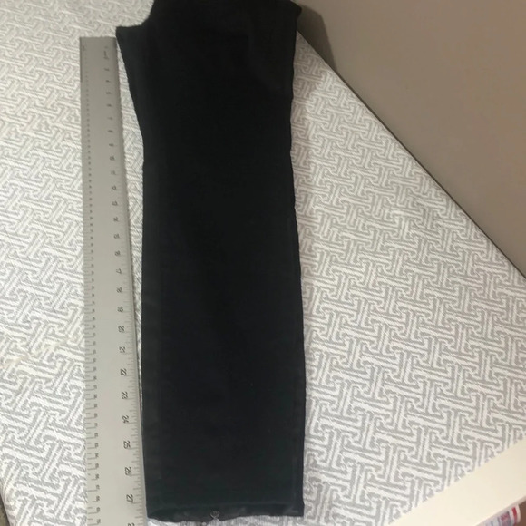 MILK Denim Black Coated Skinny Jeans Zipper Back Ankle  NWT 30 - Picture 8 of 8